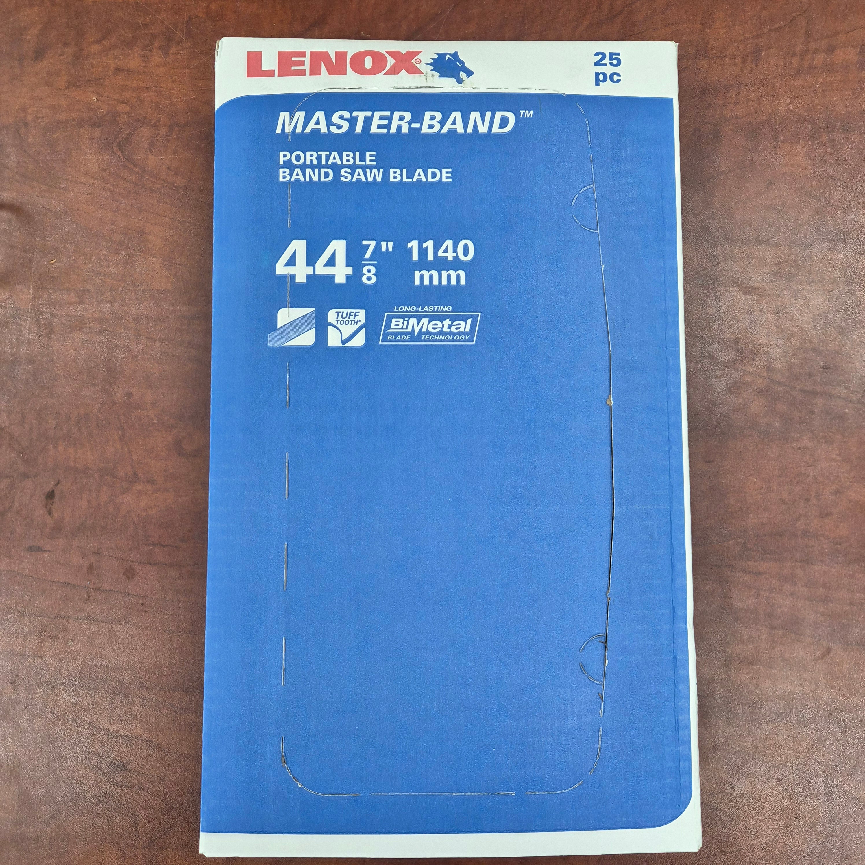 Lenox 25PK Master-Band Portable Band Saw Blades 44-7/8