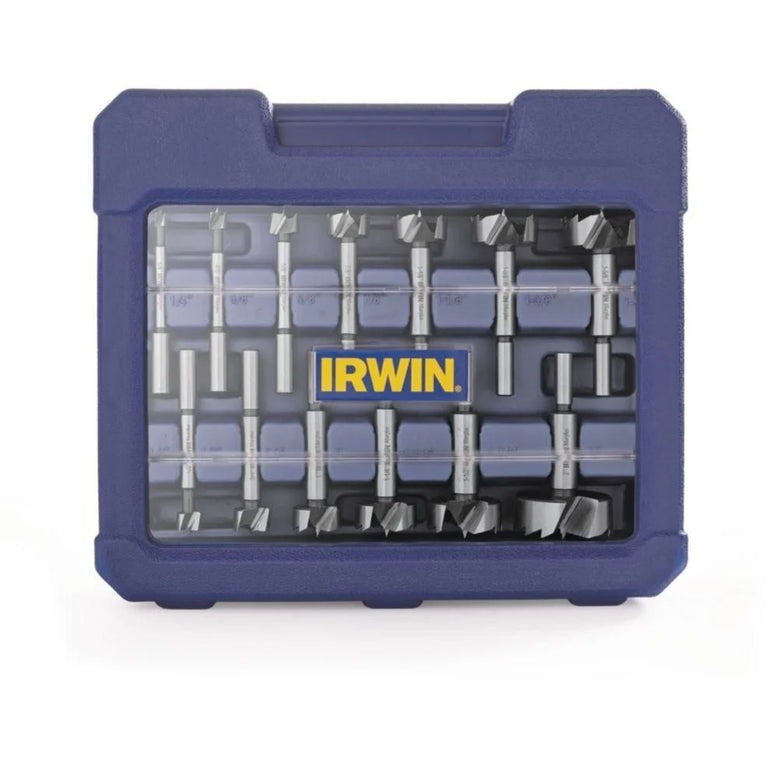 Irwin Marples 14-Piece 3/8-in x 3-11/16-in Woodboring Forstner Drill Bit Set - 1966893