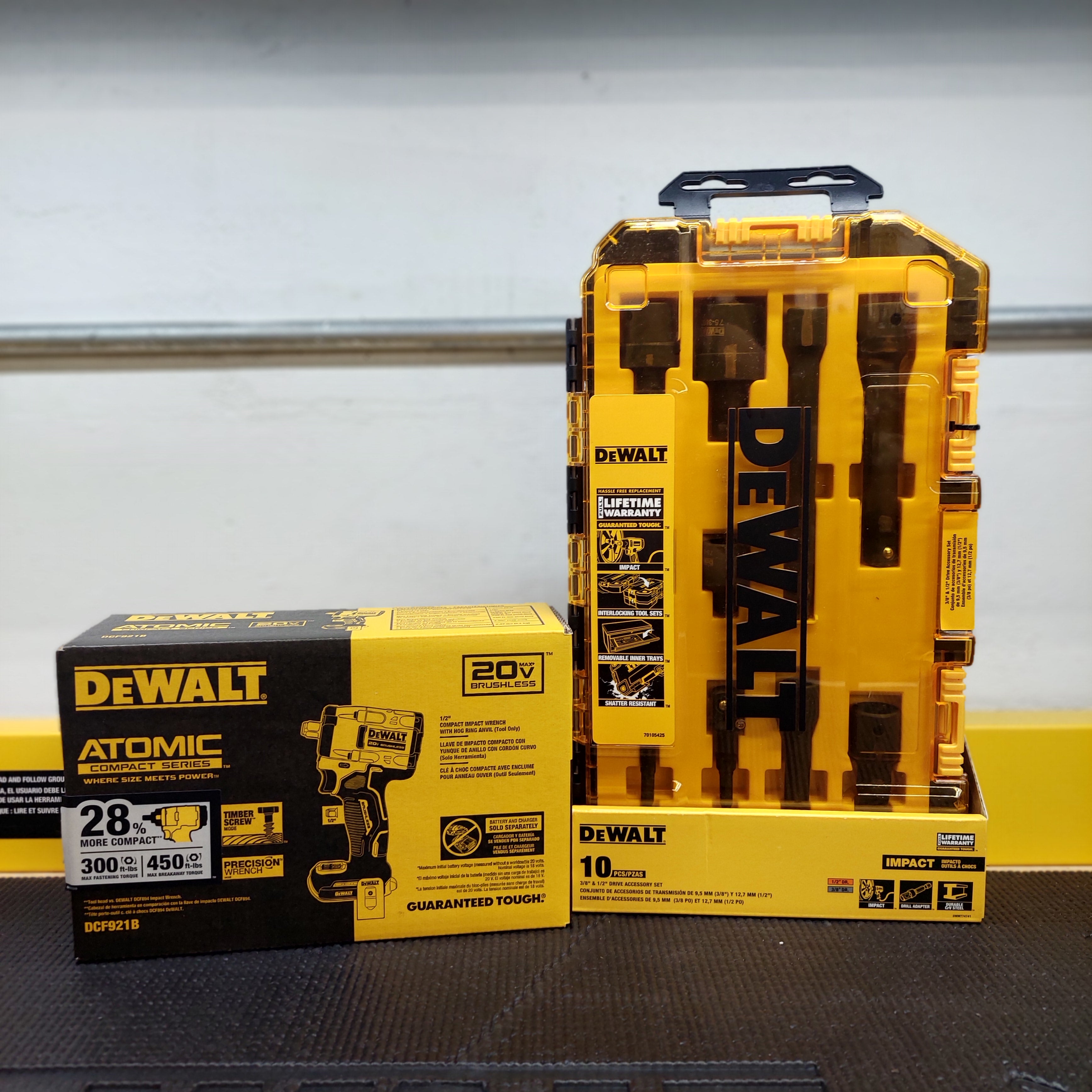 DeWalt Impact & Socket Set (Pieced Kit) - DCF921B & DWMT74741