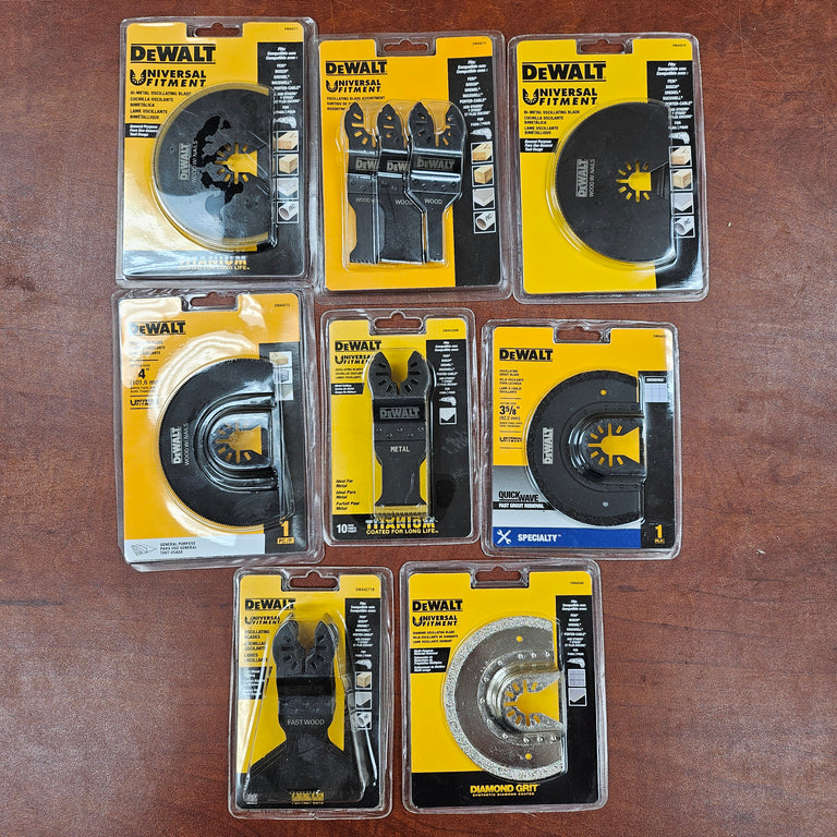 DeWalt Oscillating Blades, 8PK (Variety)