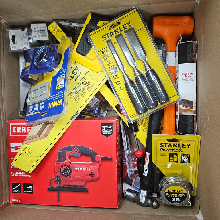 Complete Wood-Working Kit (Mixed Brands; DeWalt, Irwin, Craftsman, etc)
