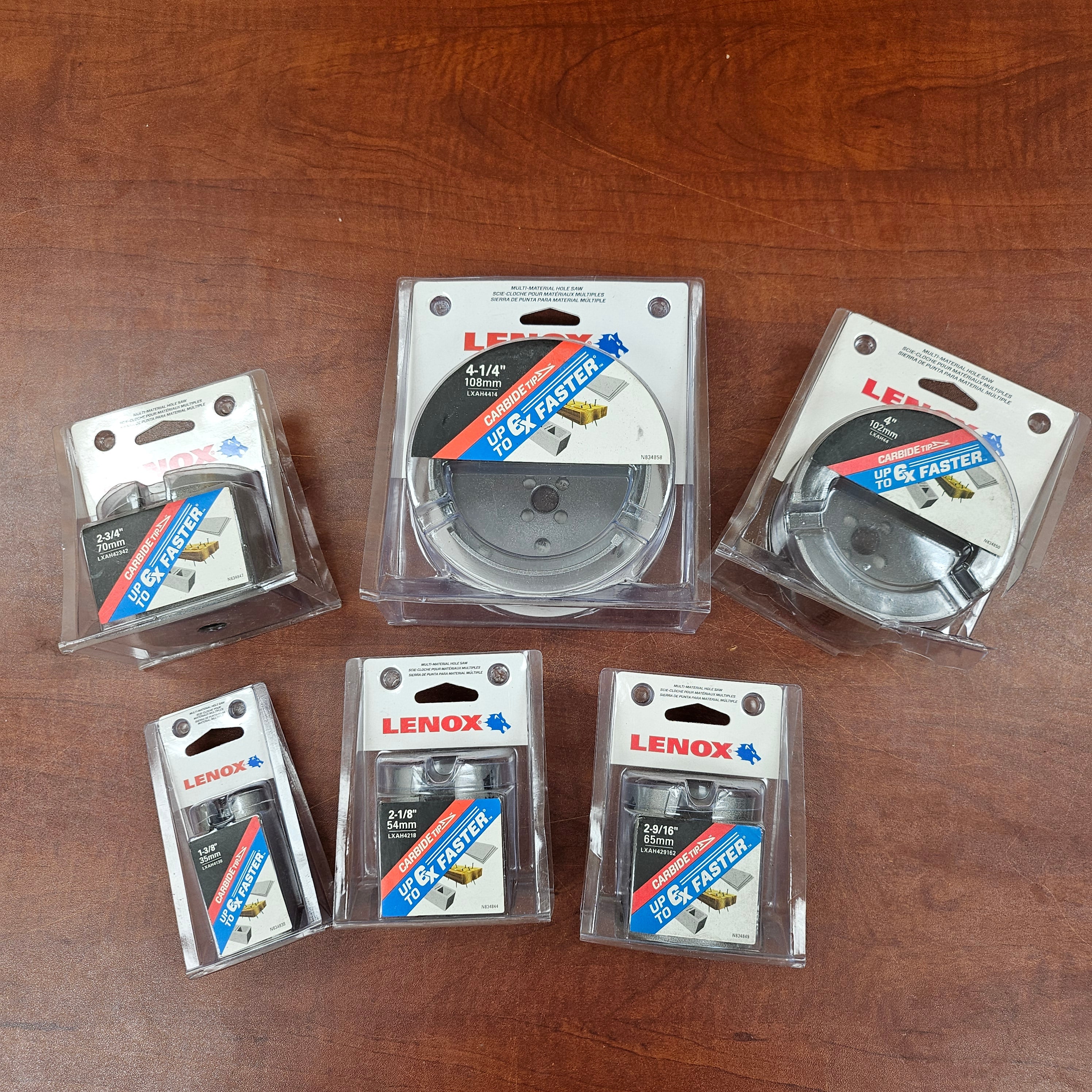 Lenox Bundled Holesaw Kit #HS4 - 6 Piece Kit