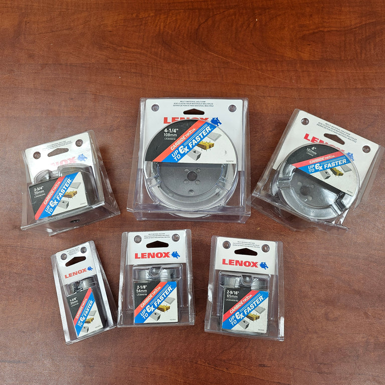 Lenox Bundled Holesaw Kit #HS4 - 6 Piece Kit