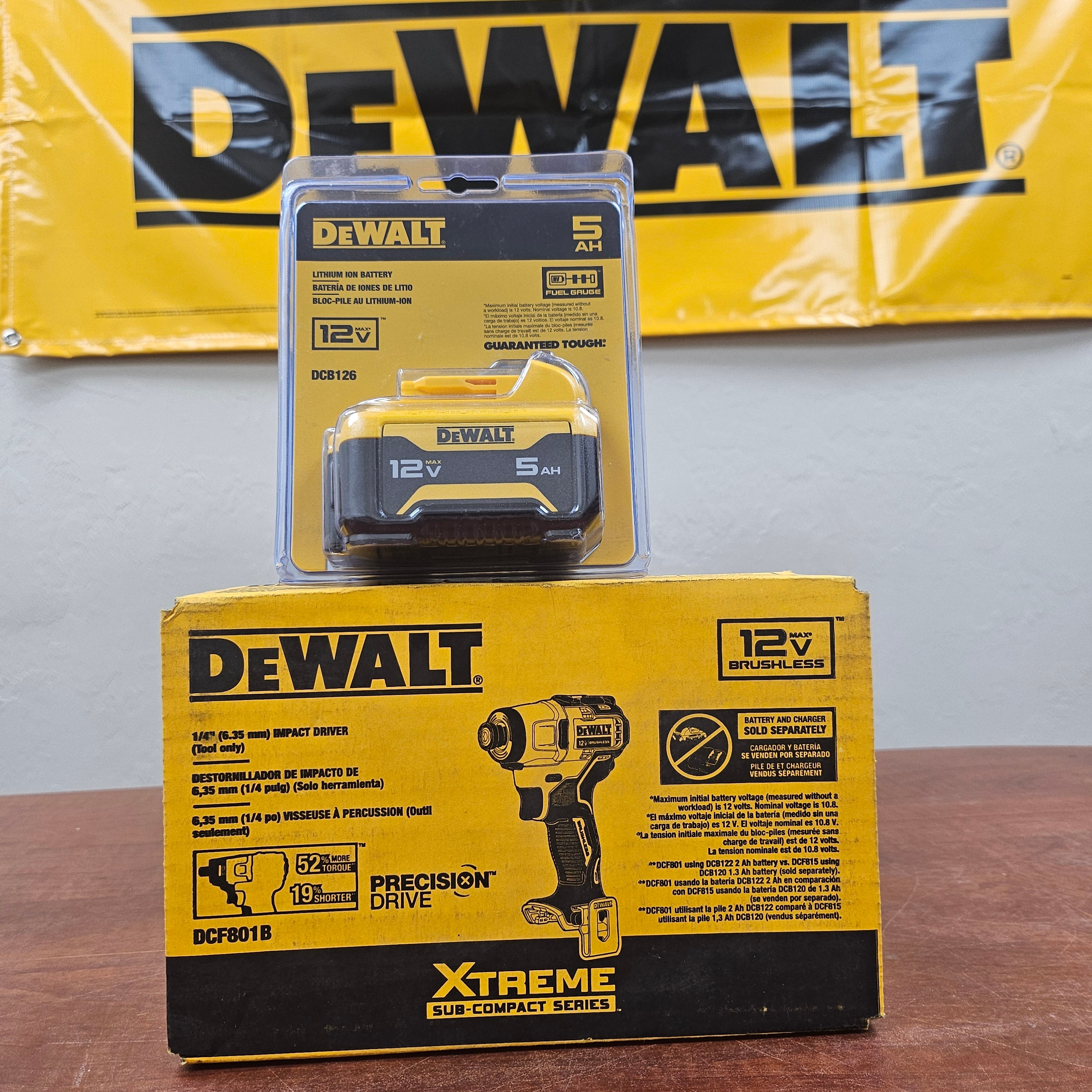DeWalt 12V MAX XTREME 1/4