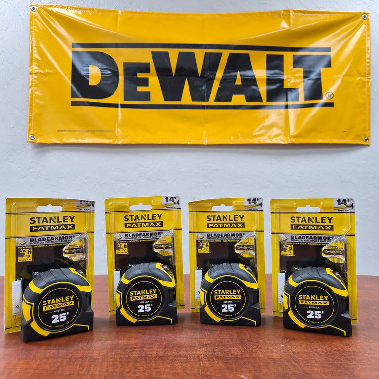Stanley Fatmax 25-ft Auto-Lock Tape Measure - Pack of 4 - FMHT33338 (#1)