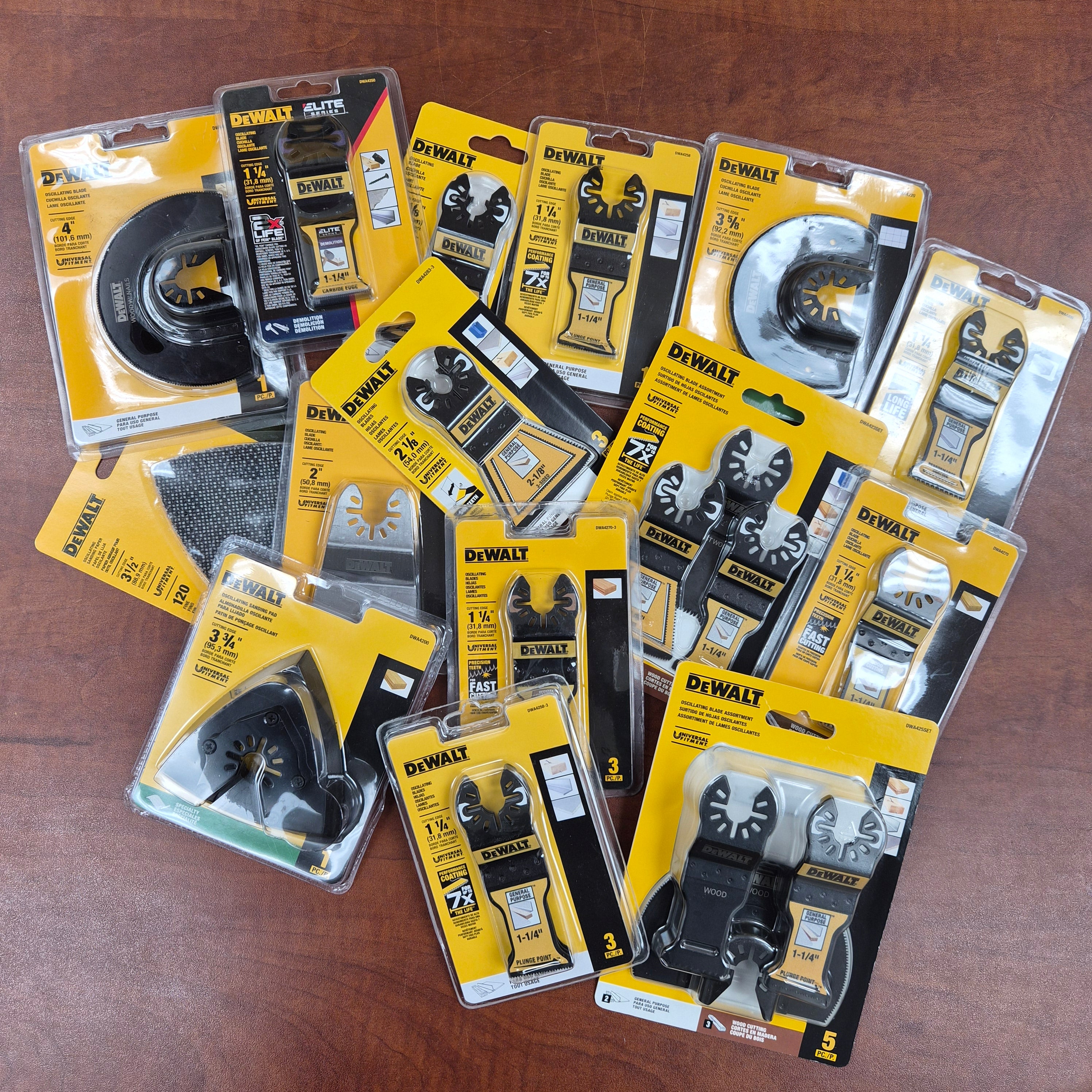 DeWalt 15-Pack Oscillating Blades & Multi-Tool Accessory Assortment