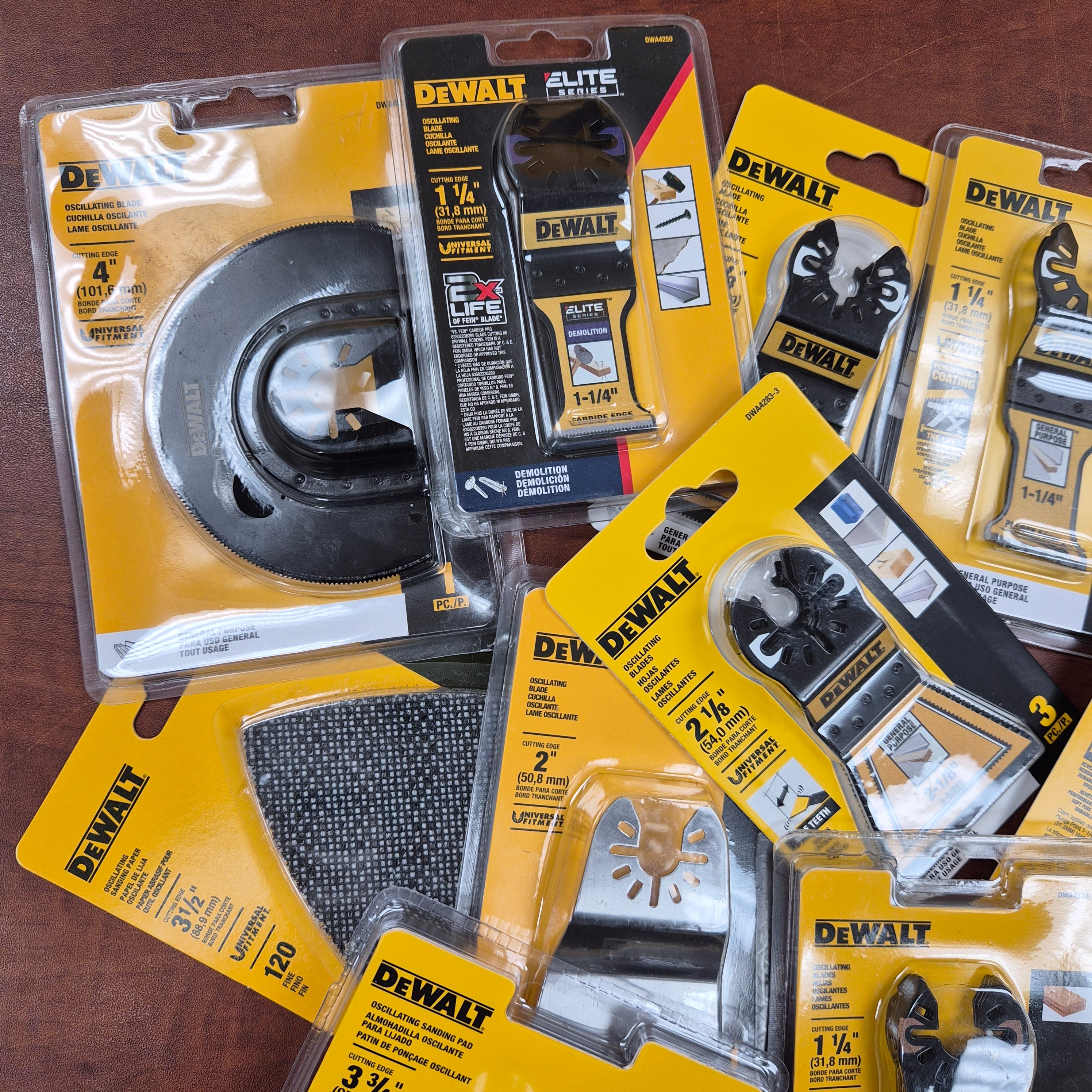 DeWalt 15-Pack Oscillating Blades & Multi-Tool Accessory Assortment