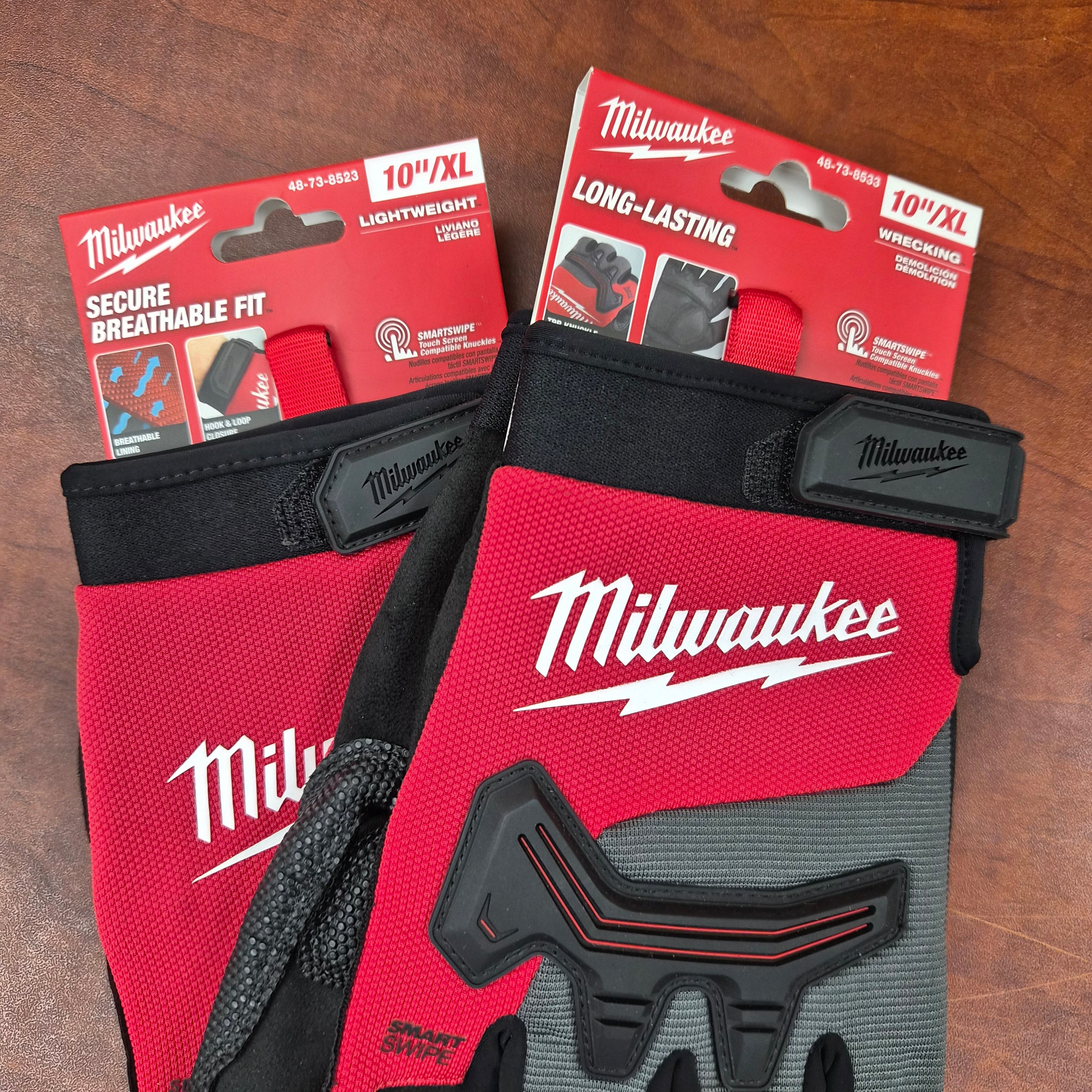 Milwaukee 10-Pair Work Glove Assortment - Size XL/10 - Mixed Pro Styles