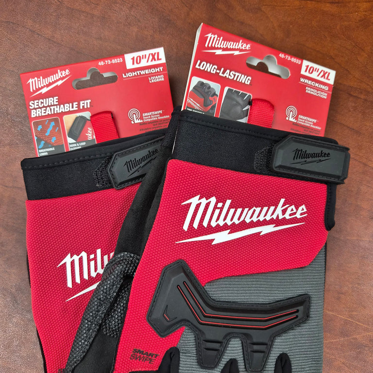 Milwaukee 10-Pair Work Glove Assortment - Size XL/10 - Mixed Pro Styles