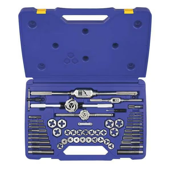 Irwin 53 Pc. Machine Screw / Fractional Tap & Hex Die Set - 24640