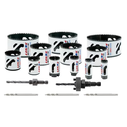 LENOX 17-Piece Electrician Hole Saw Kit – 308021200L