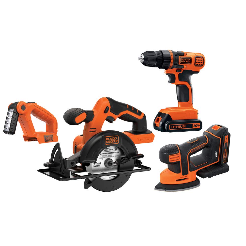 Black & Decker 4-Tool Combo Kit - BD4KITCDCMSL