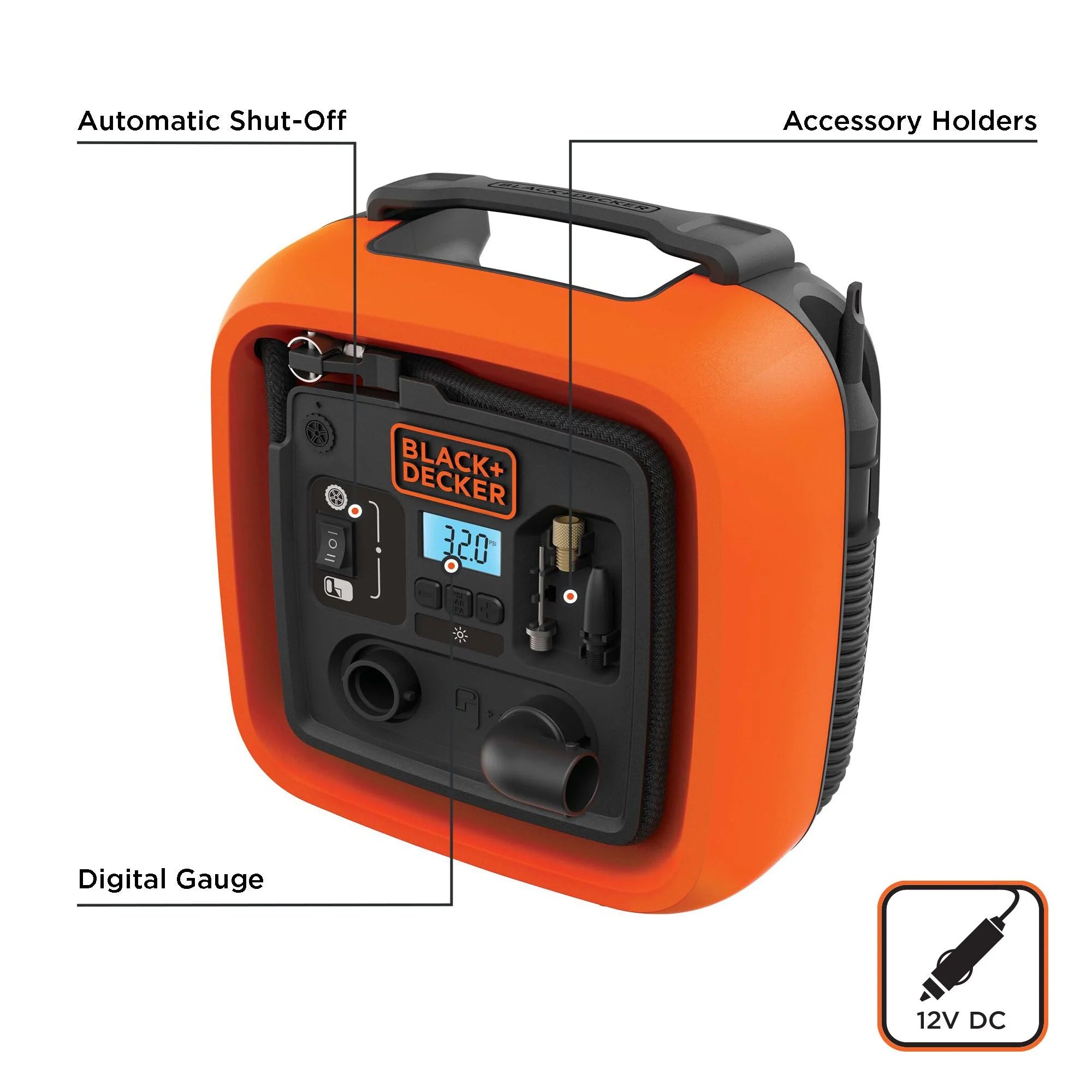 Black & Decker 12V MAX DC Multi-Purpose Inflator - BDINF12C