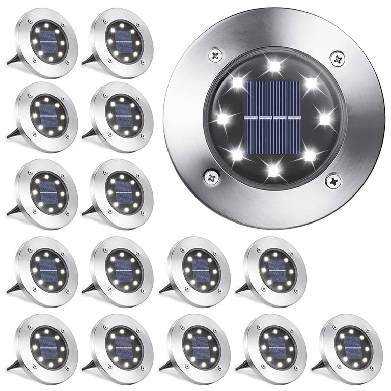 Black & Decker Outdoor Solar Disk Light - 16 Pack - BDSLDK8P (#2)