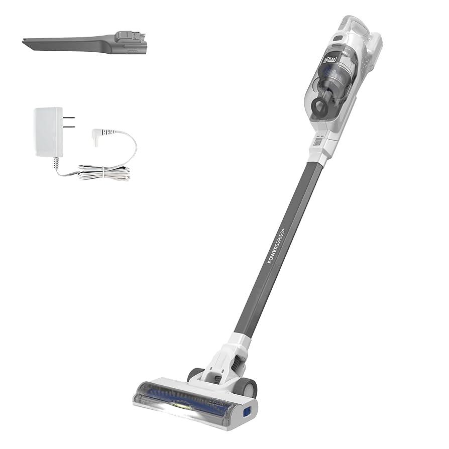 Black & Decker Powerseries+ 16V MAX Stick Vacuum with LED Floor Lights - BHFEA420J