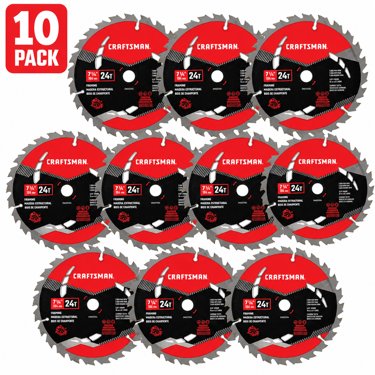 Craftsman 10-pack of 7-1/4