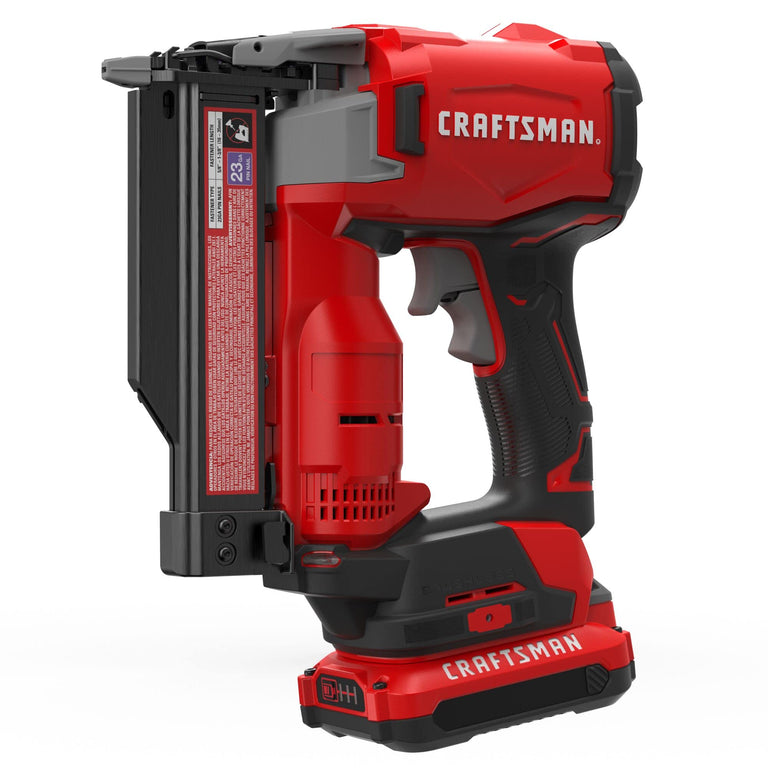 Craftsman V20 23GA Pin Nailer Kit With 1.5 Ah Battery and Charger - CMCN623C1