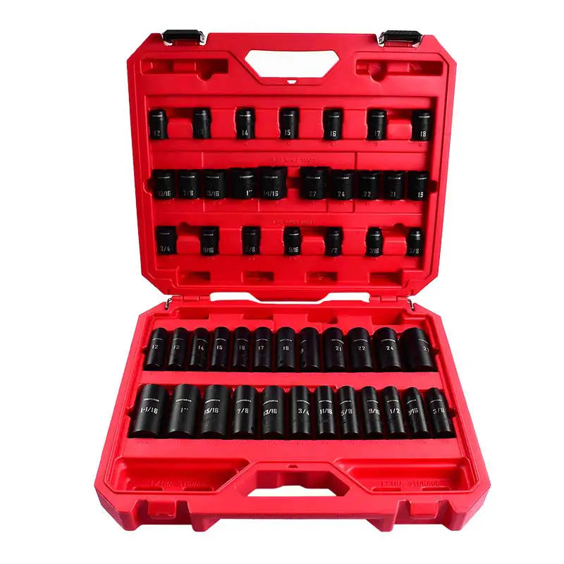 Craftsman 1/2-inch Dr. SAE & Metric Impact Socket Set - CMMT16548