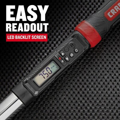 Craftsman 1/2-inch Drive Digital Torque Wrench - CMMT99436