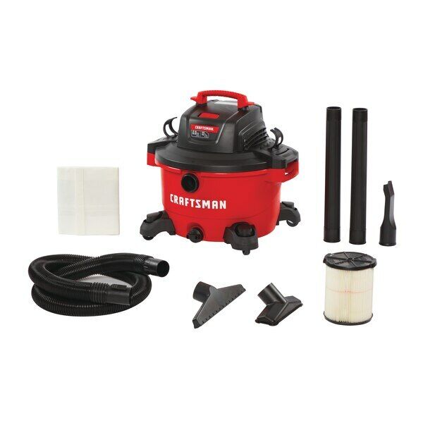 Craftsman 12-GAL Wet/Dry Vac with Attachments - CMXEVBE17594