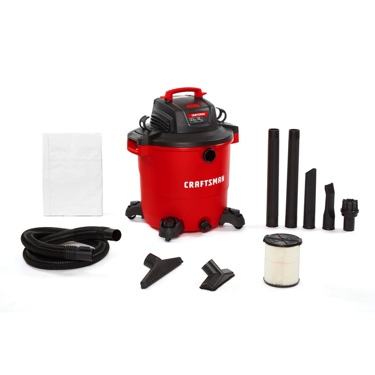 Craftsman 6.5 Peak HP Heavy-Duty Wet/Dry Vac with Attachments (20 gal) - CMXEVBE17596