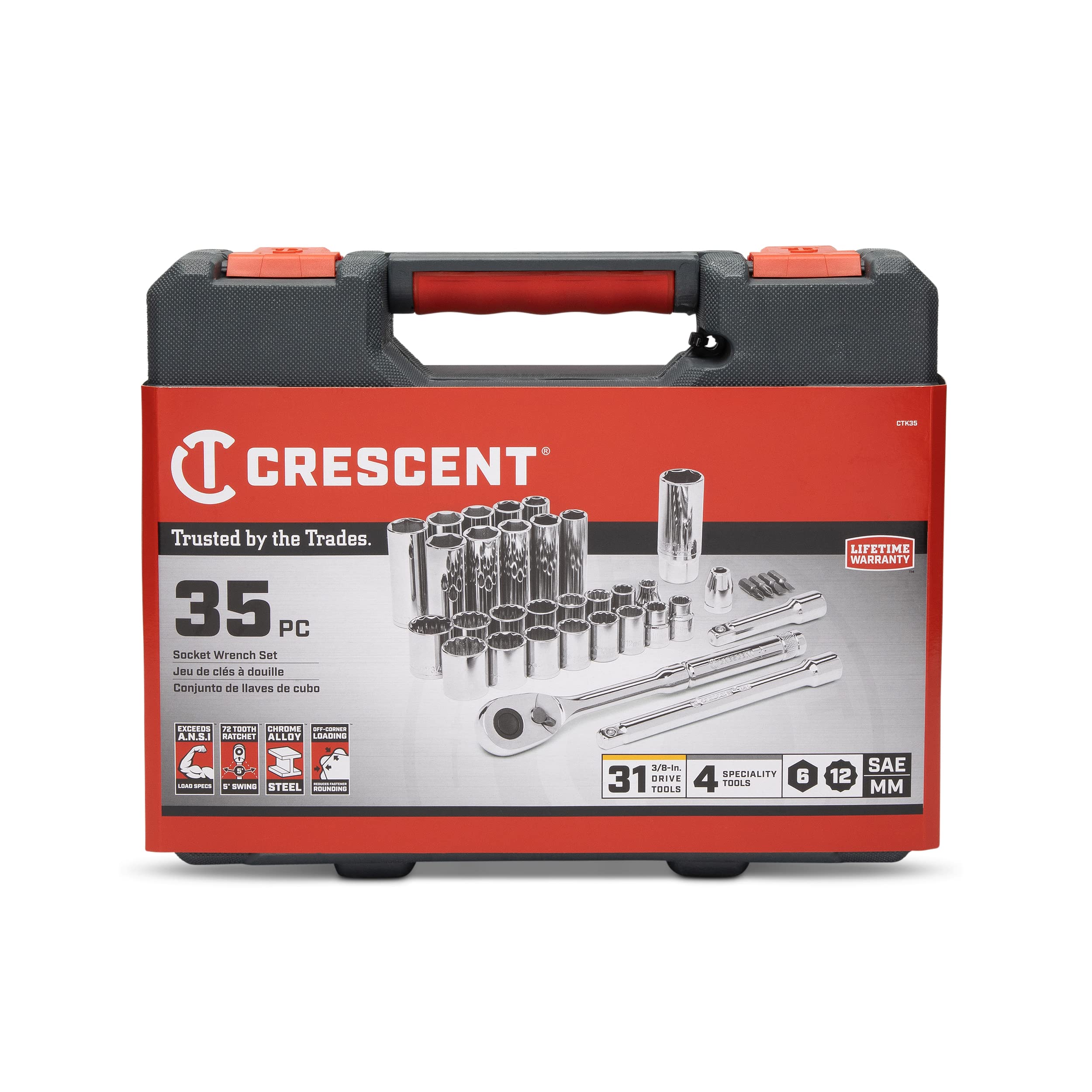 Crescent 35 Piece 3/8