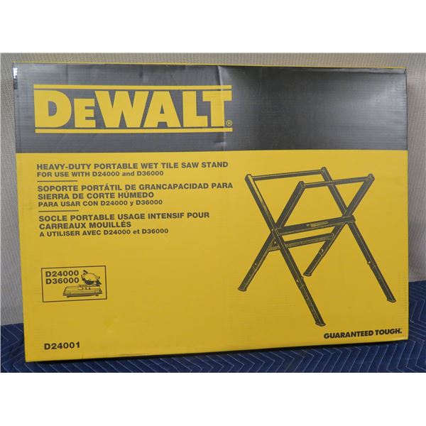 DeWalt Wet Tile Saw Stand for D24000 & D36000 - D24001