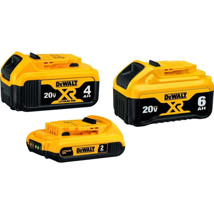 DeWalt 20V MAX 3-Battery Pack (2Ah, 4Ah, 6Ah) - DCB346-3 (#1)
