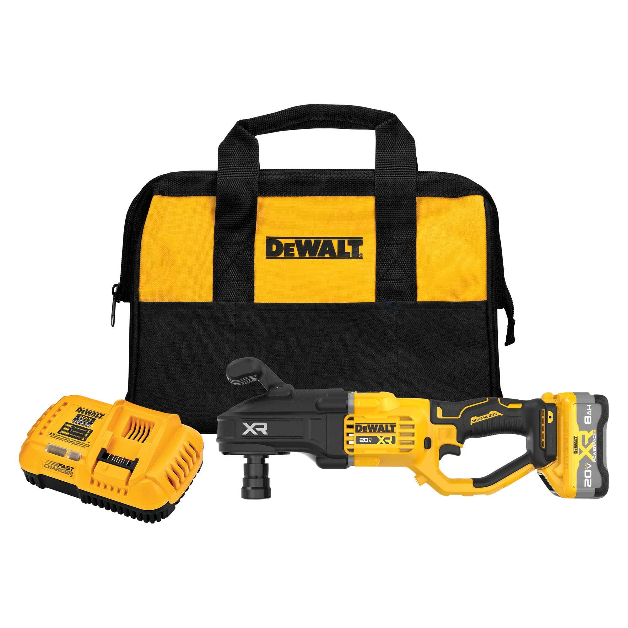 DeWalt 20V MAX 7/16 in. Quick Change Compact Stud & Joist Drill Kit with XR POWERPACK - DCD447WW1