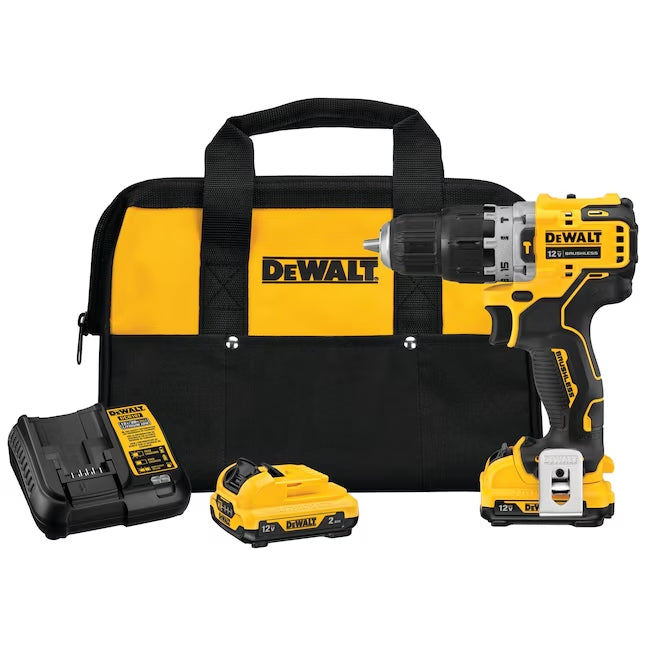 DeWalt 12V MAX 3/8 in. Hammer Drill Kit - DCD706F2