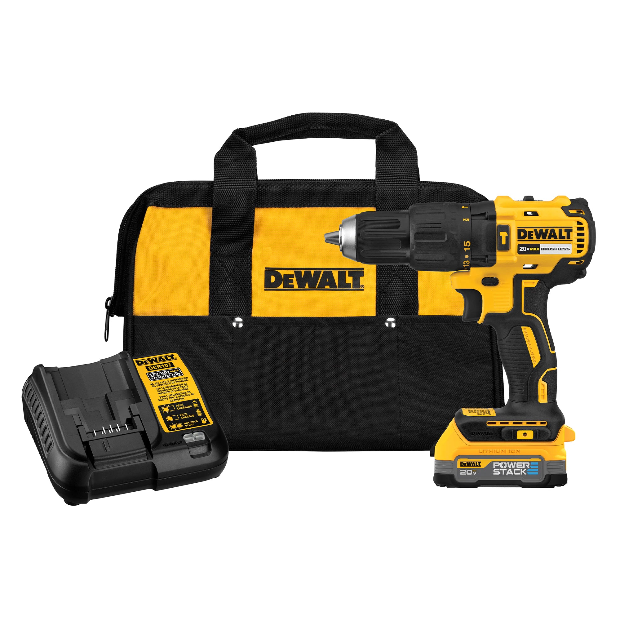 DEWALT 20V MAX 1/2 in. Hammer Drill/Driver Kit - DCD778E1