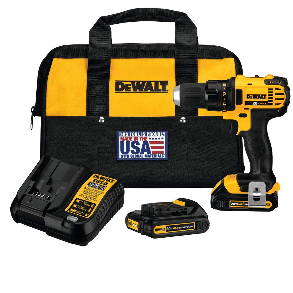DeWalt 20V MAX Compact Drill/Driver Kit - DCD780C2 (#1)
