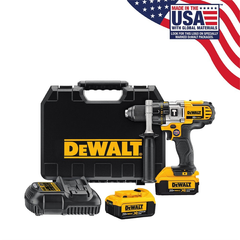 DeWalt 20V MAX 3-Speed Hammerdrill Kit - DCD985M2