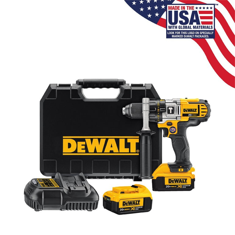 DeWalt 20V MAX 3-Speed Hammerdrill Kit - DCD985M2