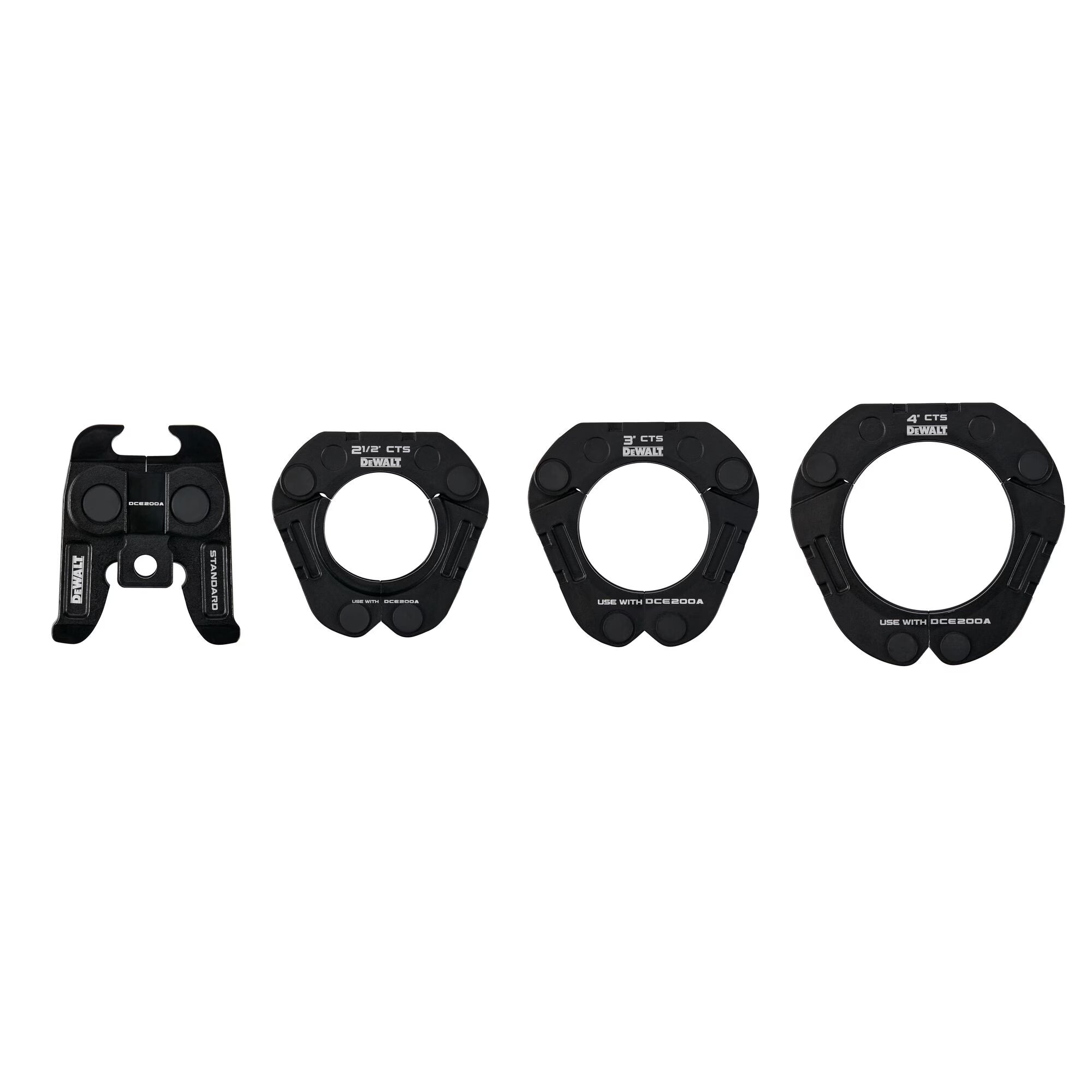 DeWalt 2-1/2 in. to 4 in. Standard CTS Press Rings and Actuator Kit - DCE201K