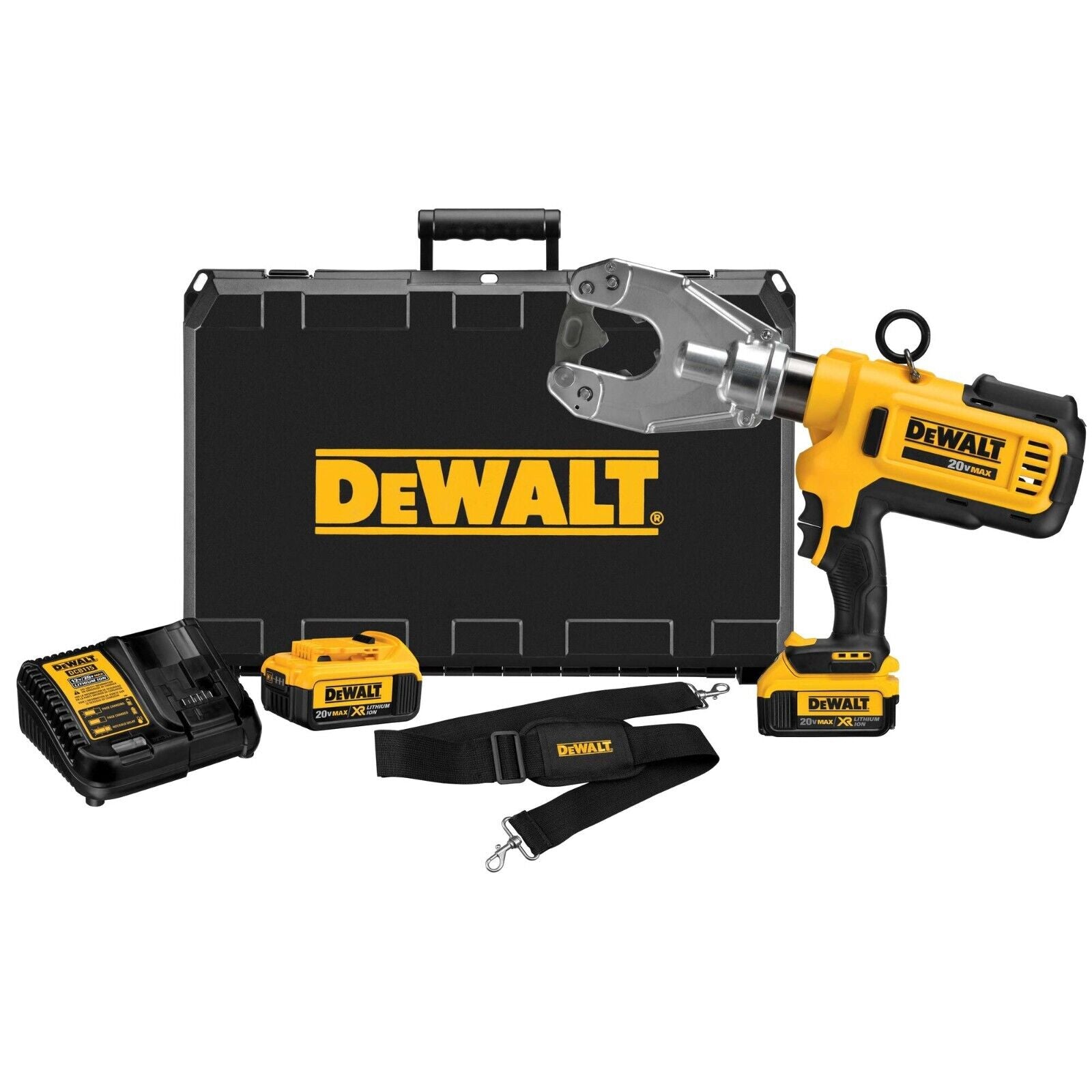 DeWalt 20V MAX Dieless Cable Crimping Tool Kit (Open Box, Brand New with Full Warranty) - DCE350M2