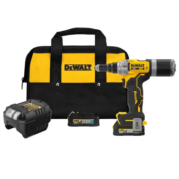 DeWalt 20V MAX 1/4 in. Rivet Tool Kit - DCF414GE2