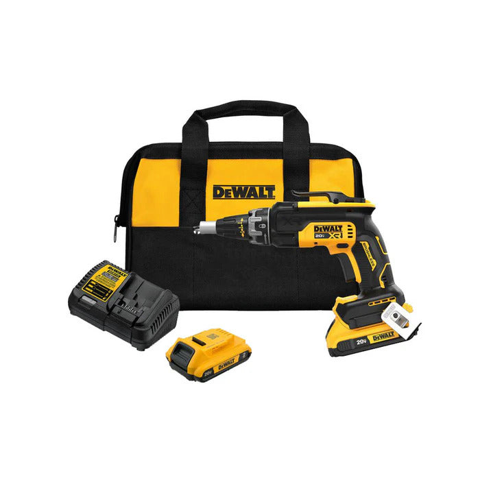 DeWalt 20V MAX XR Brushless Drywall Screwgun Kit - DCF630D2