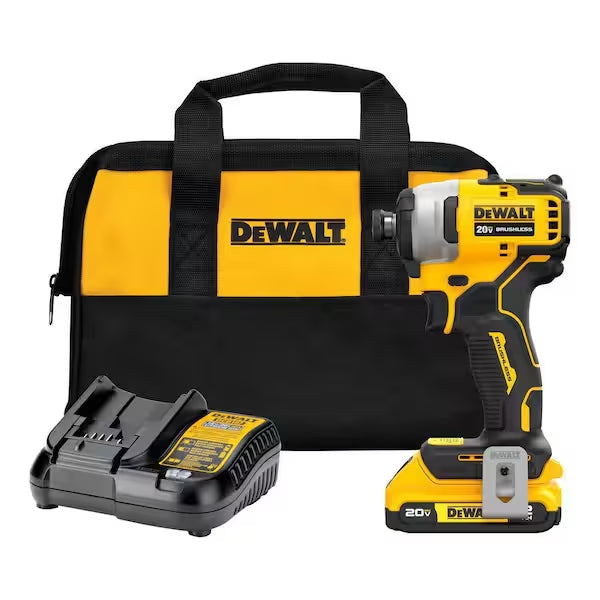 DeWalt 20V MAX Atomic 1/4 in. Compact Impact Driver Kit - DCF809D1