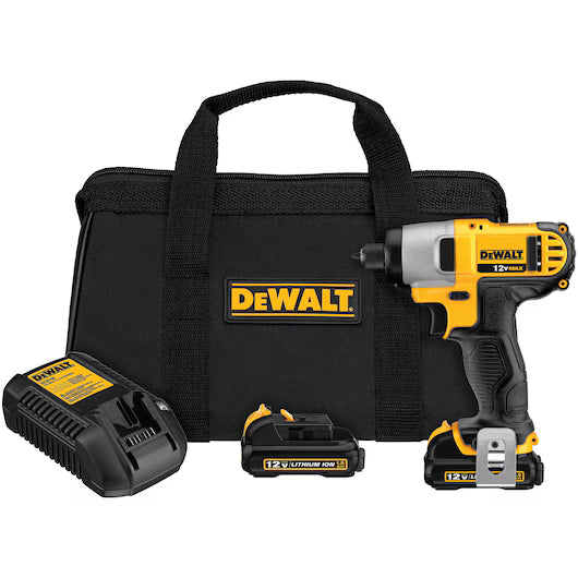 DeWalt 12V MAX 1/4-inch Impact Driver Kit - DCF815S2