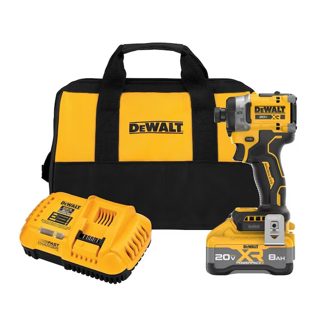 DeWalt 20V MAX 3-Speed High Torque 1/4 in. Impact Driver Kit with XR POWERPACK - DCF860WW1