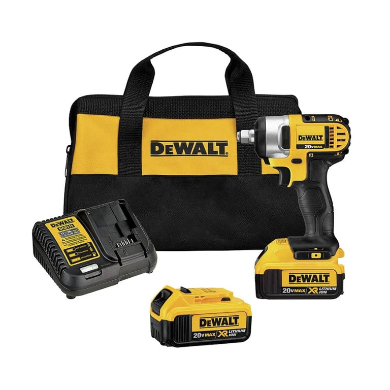 DeWalt 20V MAX 1/2 in. Impact Wrench Kit with Hog Ring Anvil - DCF880HM2