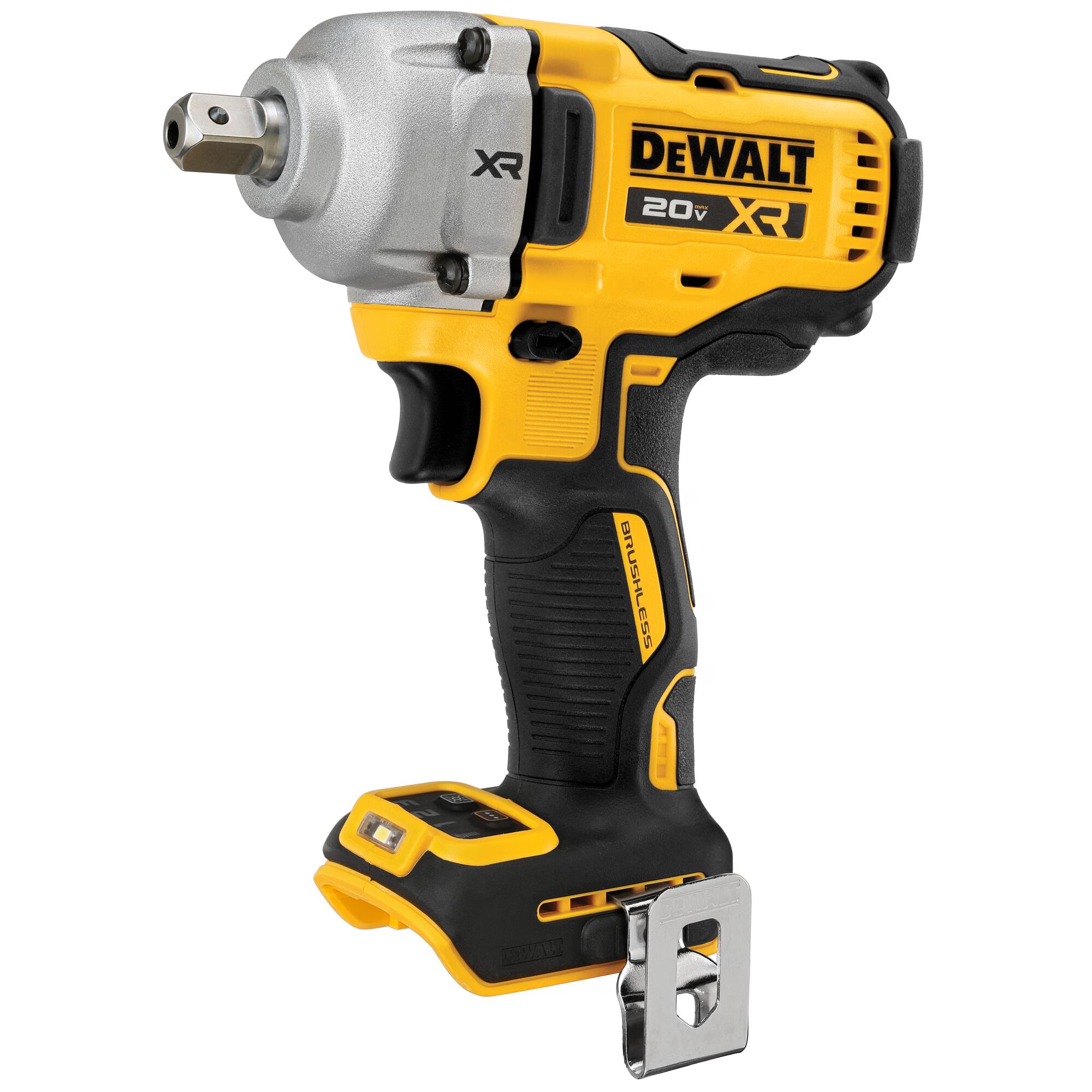Dewalt 20V MAX 1/2 in. Mid-Range Impact Wrench With Detent Pin Anvil (Tool Only) - DCF892B