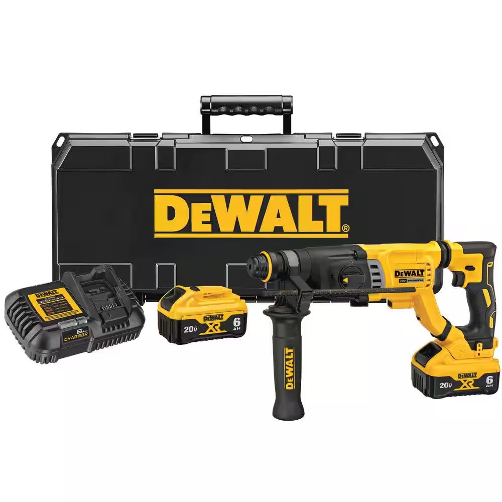 DeWalt 20V MAX 1-1/8 in. SDS PLUS D-Handle Rotary Hammer Kit - DCH263R2