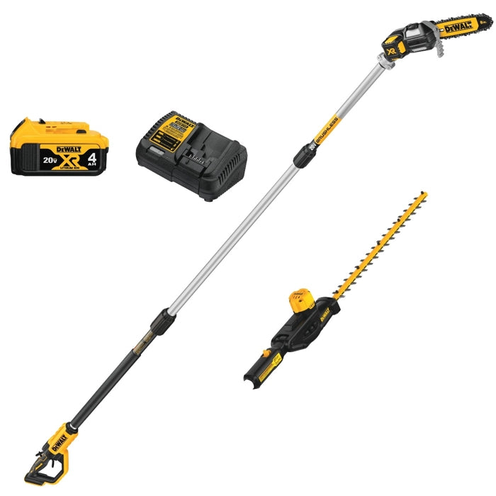 DeWalt 20V MAX Pole Saw & Pole Hedge Trimmer Combo Kit - DCK086M1