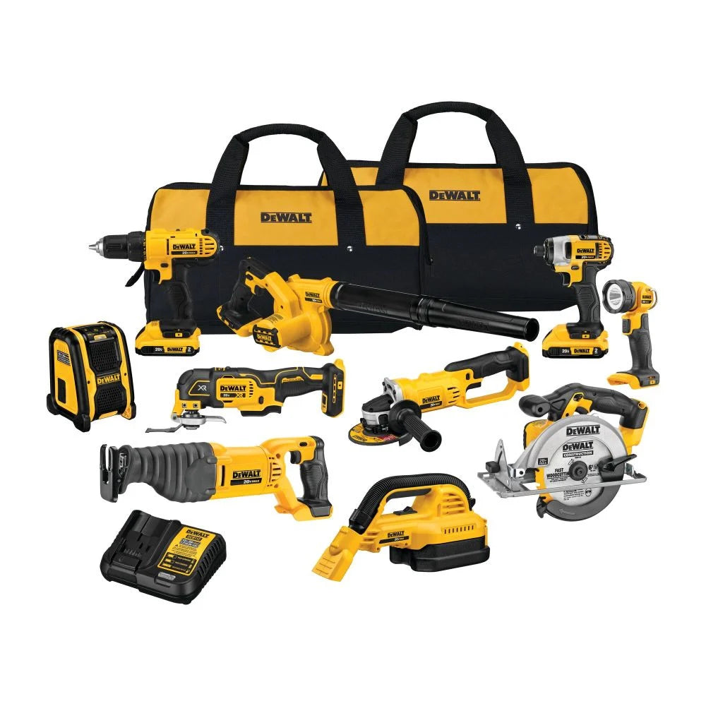 DeWalt 20V MAX 10-Tool Combo Kit - DCK1020D2 – Tool Pass Pro