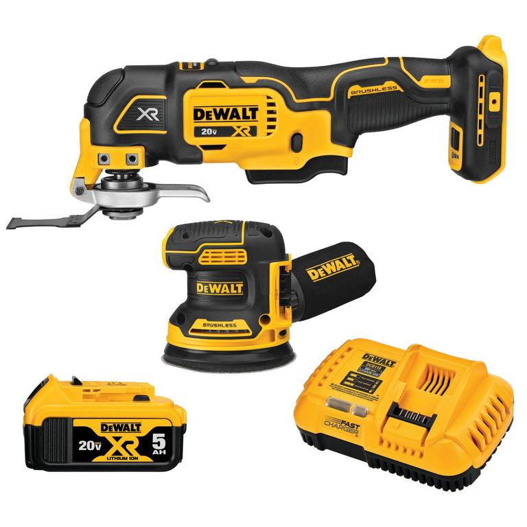 DeWalt 20V MAX Sheet Sander & Multi-Tool Combo Kit - DCK202P1