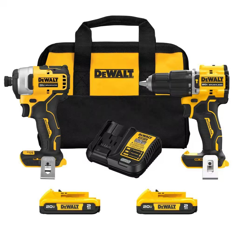 DeWalt 20V MAX 2-Tool Combo Kit (Impact Driver & Hammerdrill/Driver) - DCK226D2