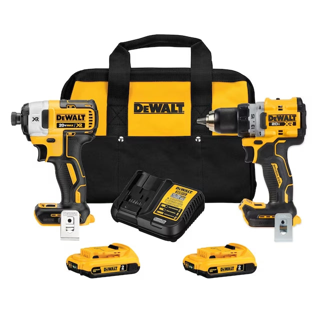 DeWalt 20V MAX Drill Driver/Impact Driver 2-Tool Combo Kit - DCK248D2