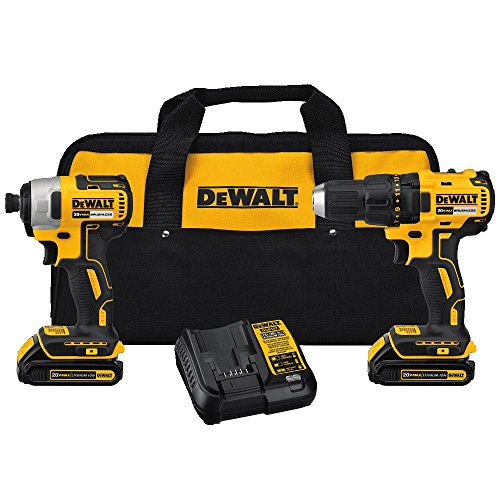 DeWalt 20V MAX 2-Tool Drill/Driver and Impact Driver Kit - DCK277D2